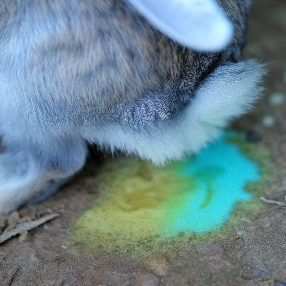 Kolor moczu królika