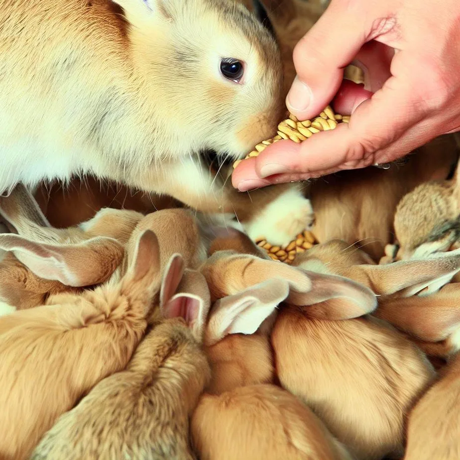 Żywienie królików hodowlanych